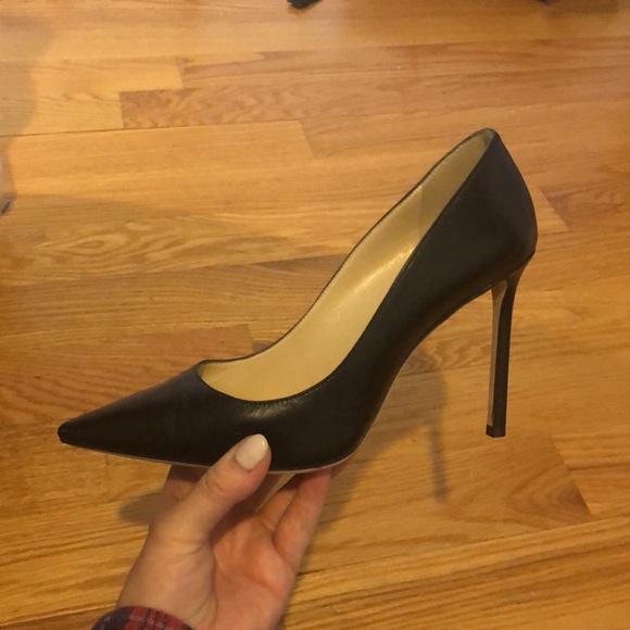 JIMMY CHOO SIMPLE CLASSIC LEATHER PUMP 38.5 - Picture 14 of 14